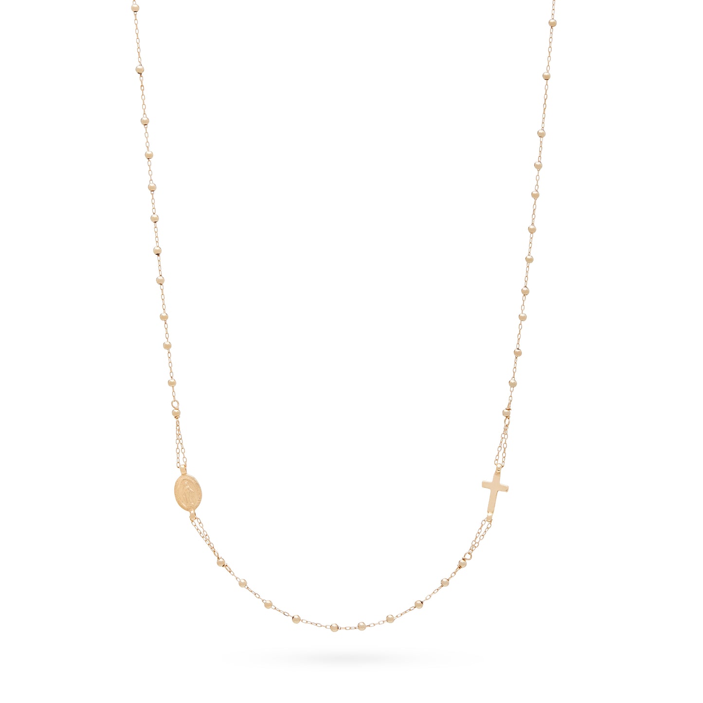 COLLANA ROSARIO ORO GIALLO