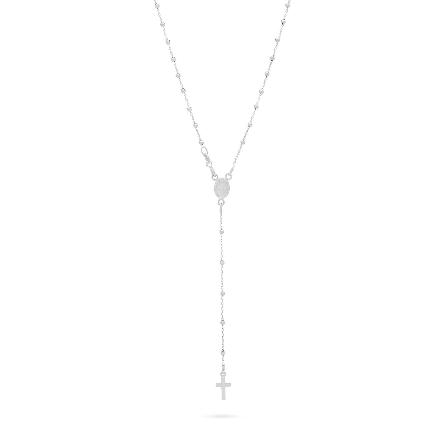 ROSARIO DE ORO BLANCO FINO