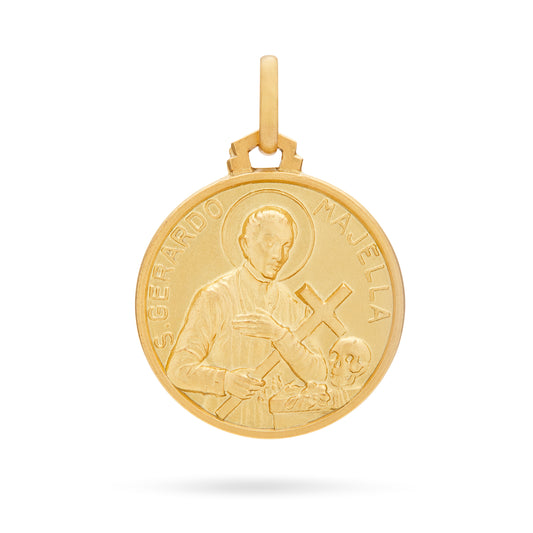 San Gerardo della Majella Medal in 18kt Yellow Gold