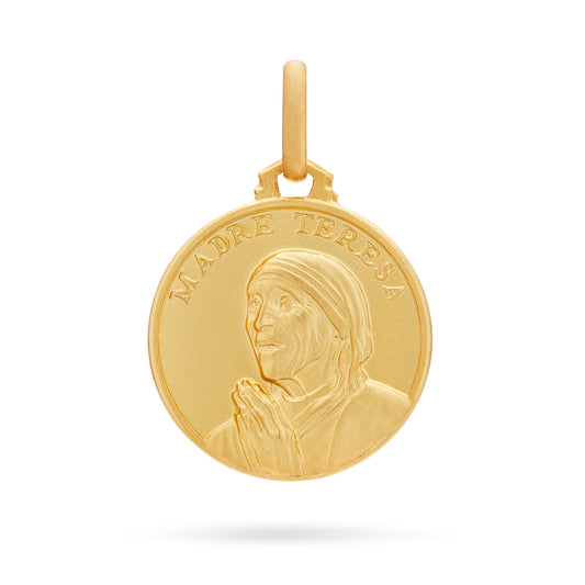 Yellow Gold Mother Teresa of Calcutta Medal