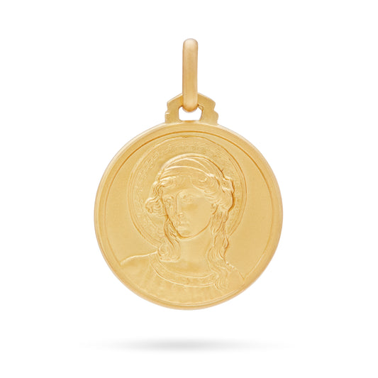 YELLOW GOLD SAINT GABRIEL MEDAL