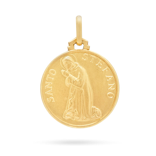 YELLOW GOLD SANTO STEFANO MEDAL