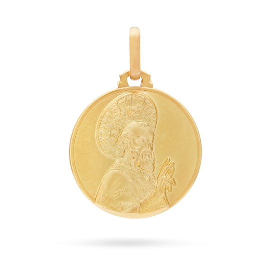 YELLOW GOLD SAINT NICOLA MEDAL