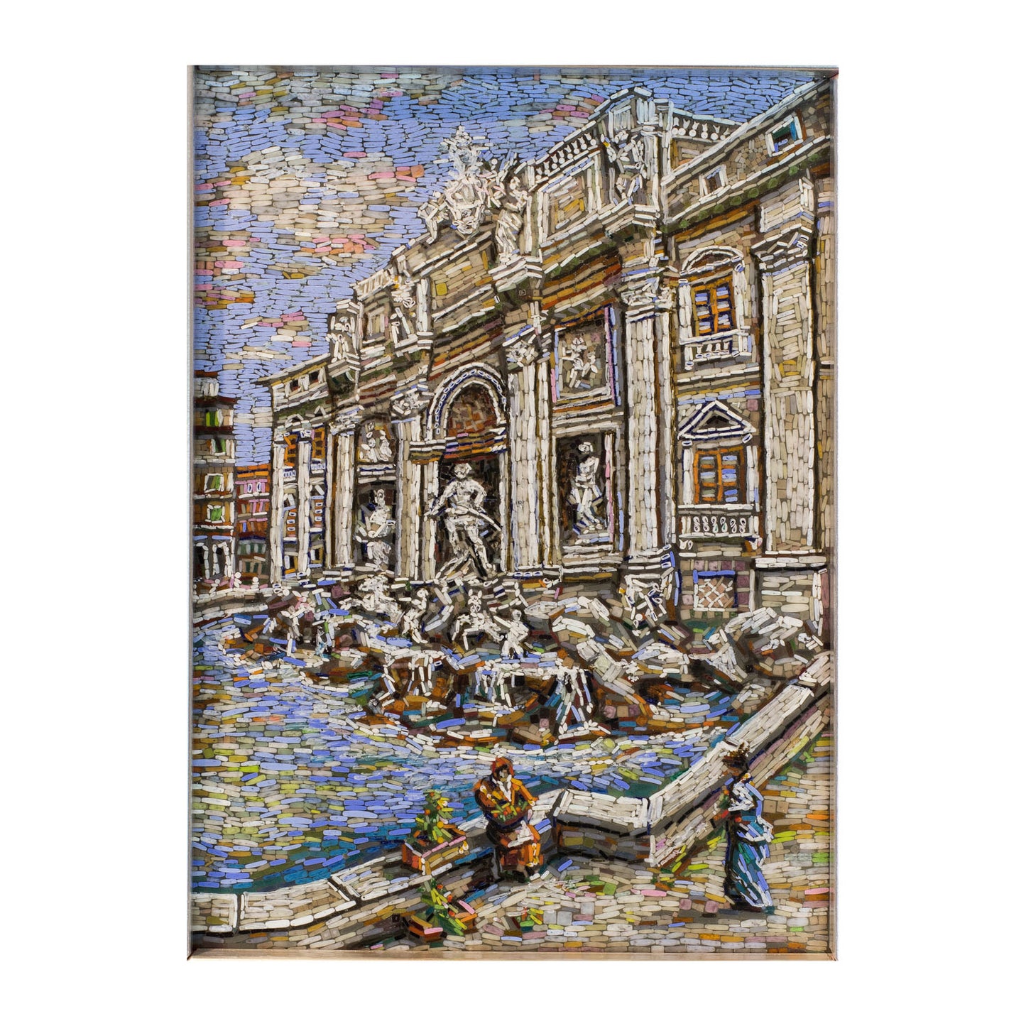 Mosaico de la fuente de Trevi
