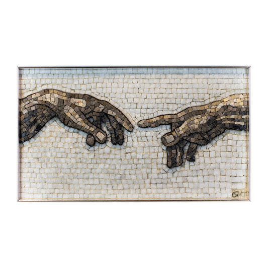 Mosaic Detail Hands Creation