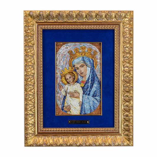 Mater Ecclesiae Mosaic with Golden Details