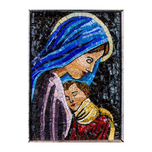 Mosaic Madonna with Child