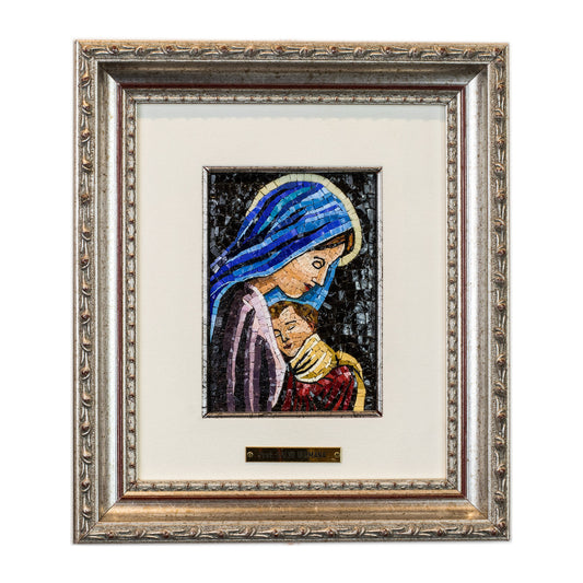 Mosaico Virgen con Niño