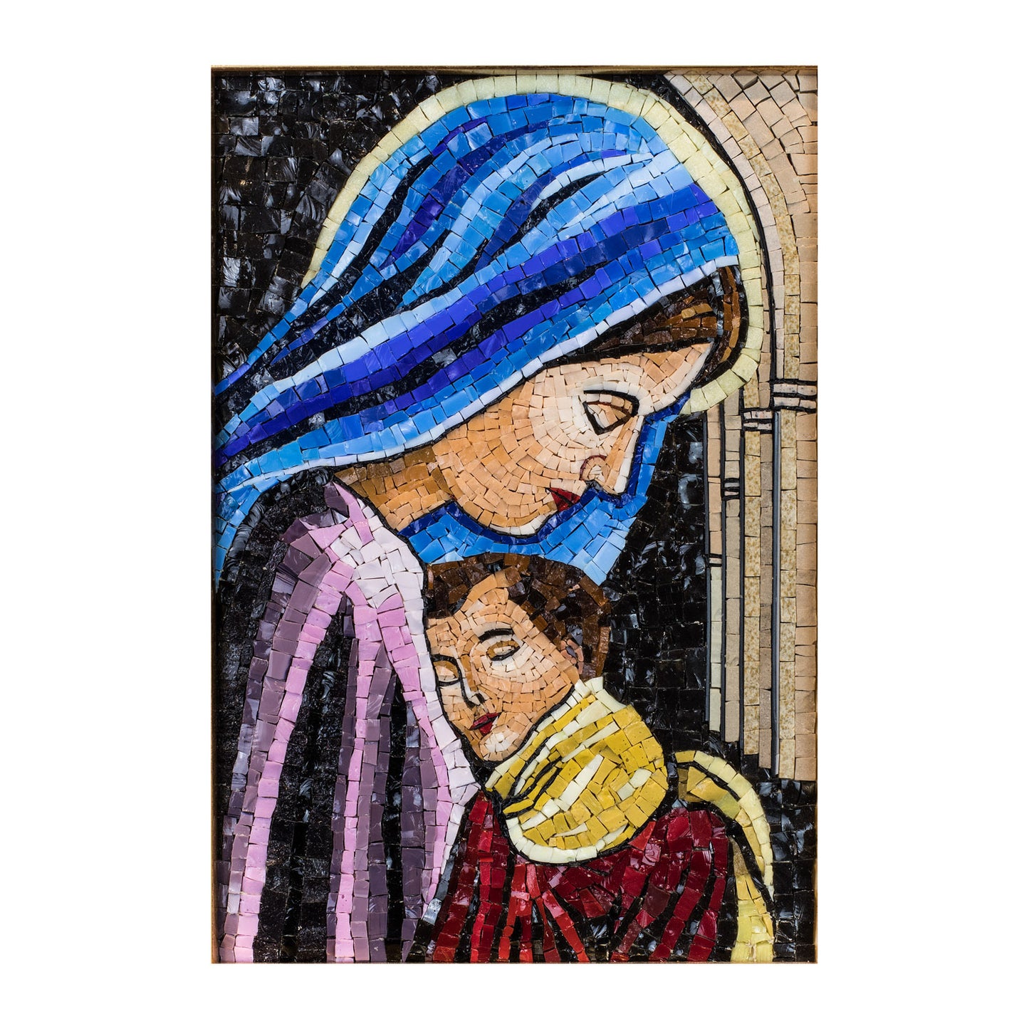 Mosaic Madonna with Child