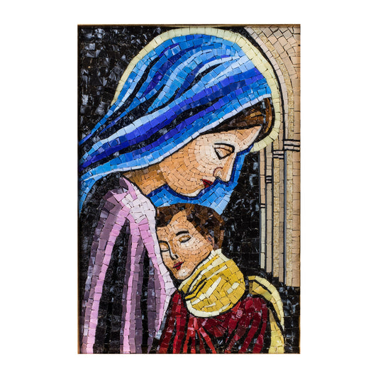 Mosaico Virgen con Niño