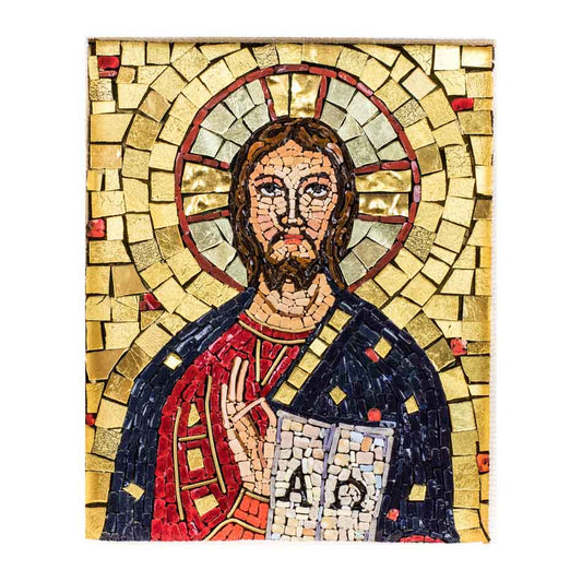 Mosaic of Christ Blessing