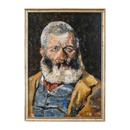 Mosaico Anciano con Barba