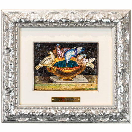 Pliny's Doves Cut Mosaic