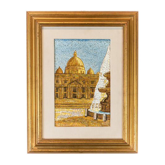 Mosaic St. Peter's Basilica and Fountain