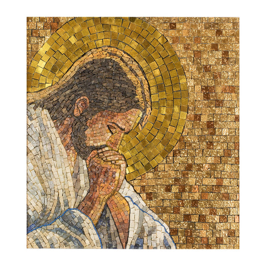 Mosaic of Christ in Prayer
