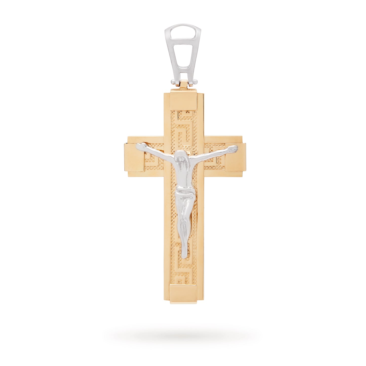 CRUCIFIJO ORO AMARILLO 45 MM