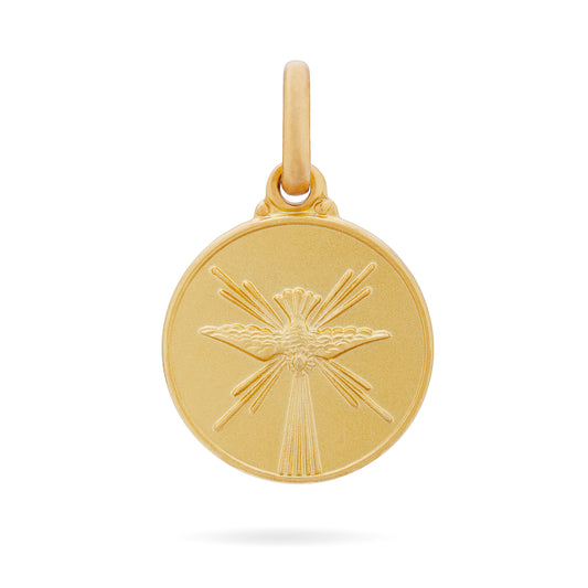 HOLY SPIRIT YELLOW GOLD MEDAL