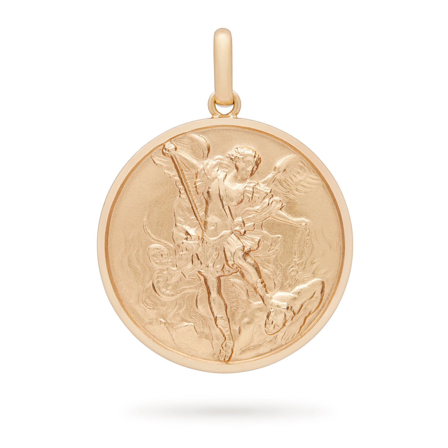 MEDALLA SAN MICHELE DE ORO AMARILLO