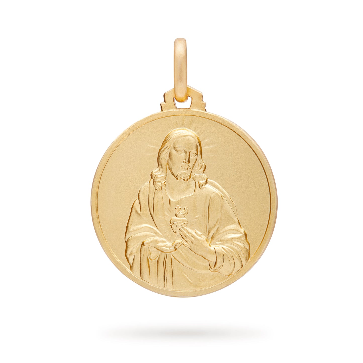 YELLOW GOLD SCAPULAR MEDAL