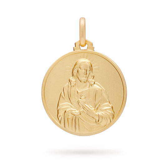 YELLOW GOLD SCAPULAR MEDAL