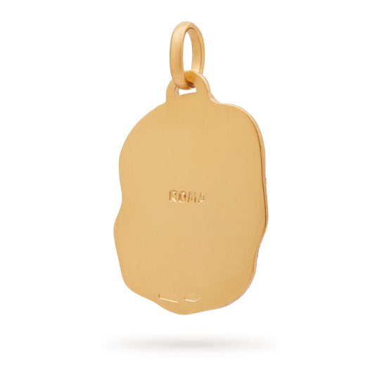 OUR LADY OF PERPETUAL HELP IRREGULAR GOLD MEDAL