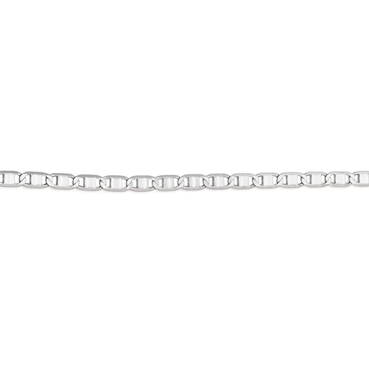 WHITE GOLD CURB CHAIN