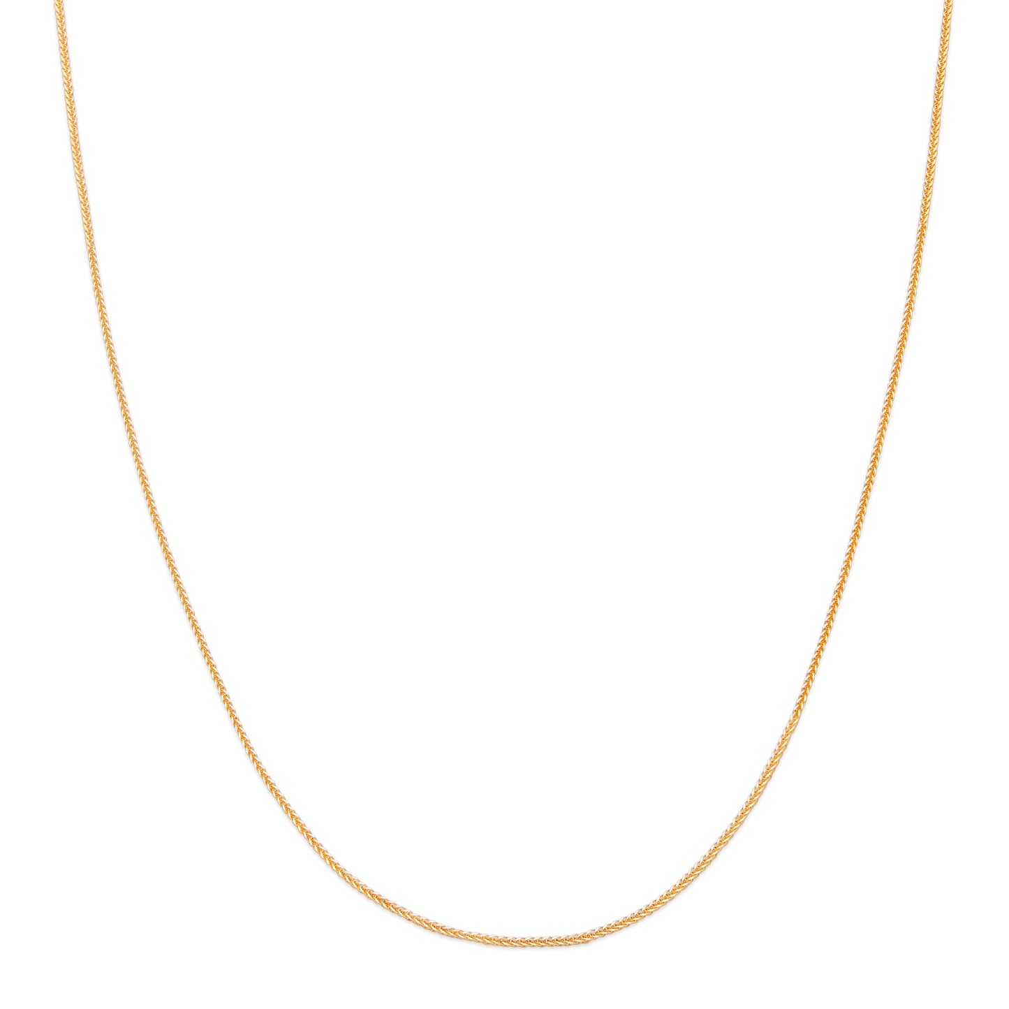 YELLOW GOLD FOXTAIL CHAIN