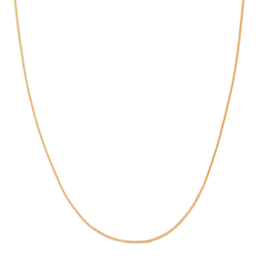 YELLOW GOLD FOXTAIL CHAIN