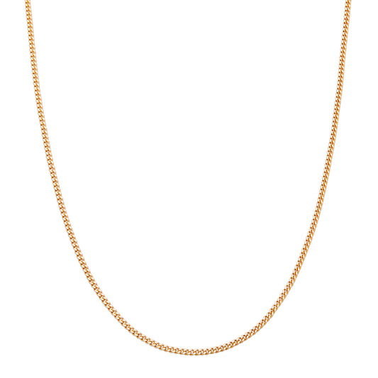 YELLOW GOLD CURB CHAIN