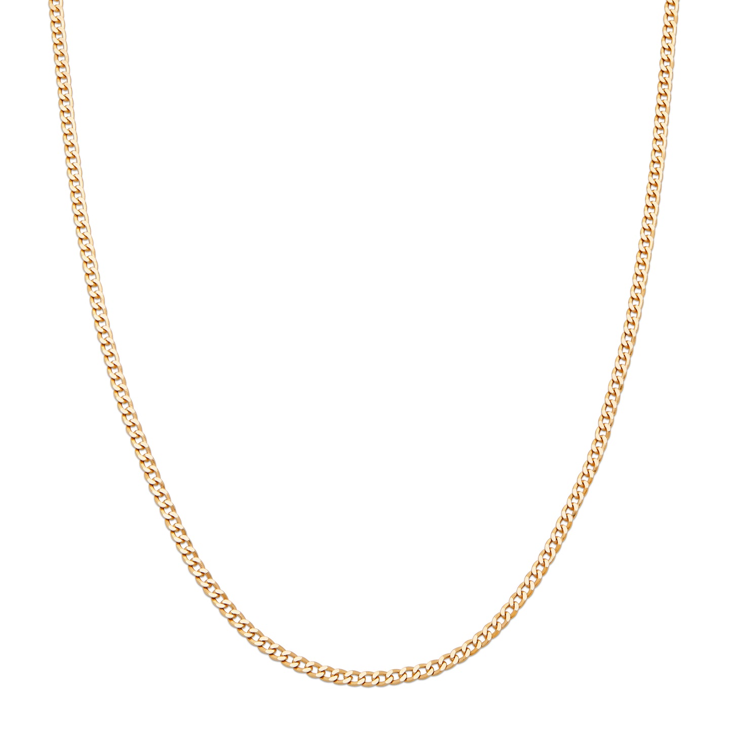 YELLOW GOLD CURB CHAIN