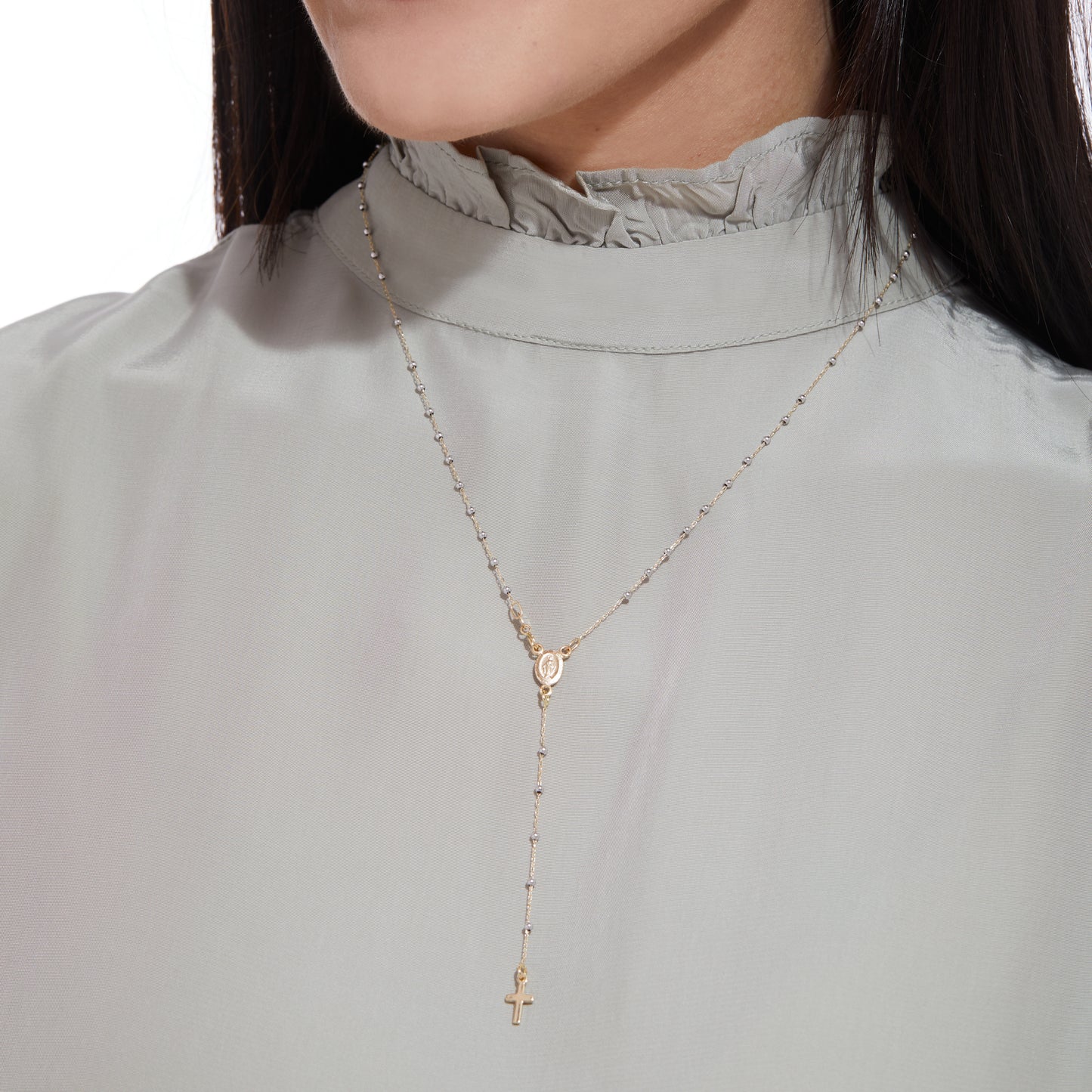 ROSARIO BICOLOR VIRGEN MILAGROSA