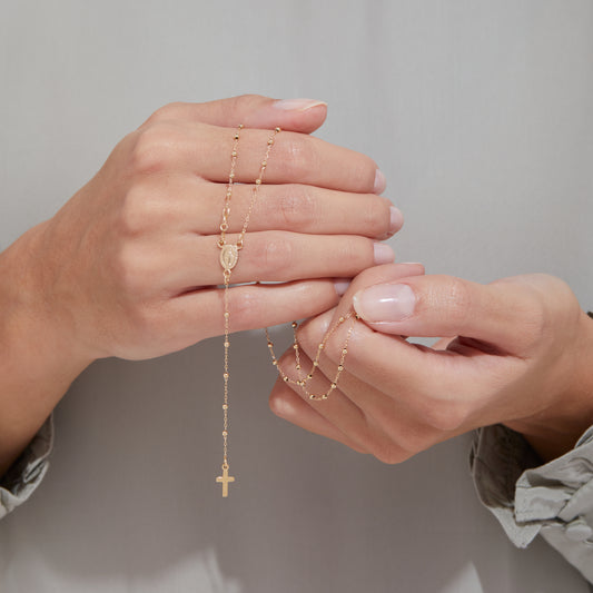 ROSARIO DE ORO AMARILLO FINO