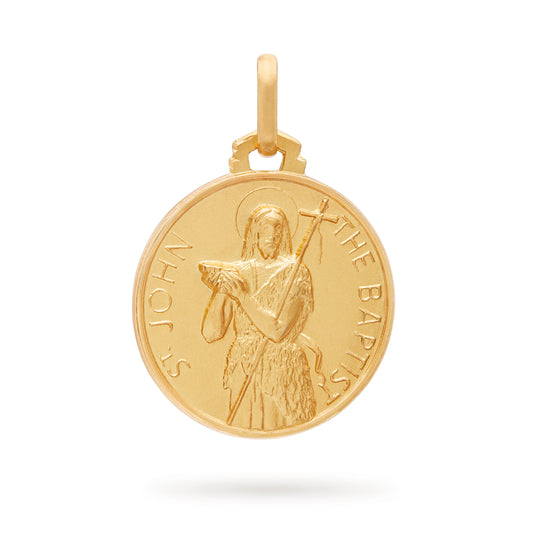 SAINT JOHN THE BAPTIST GOLD MEDAL