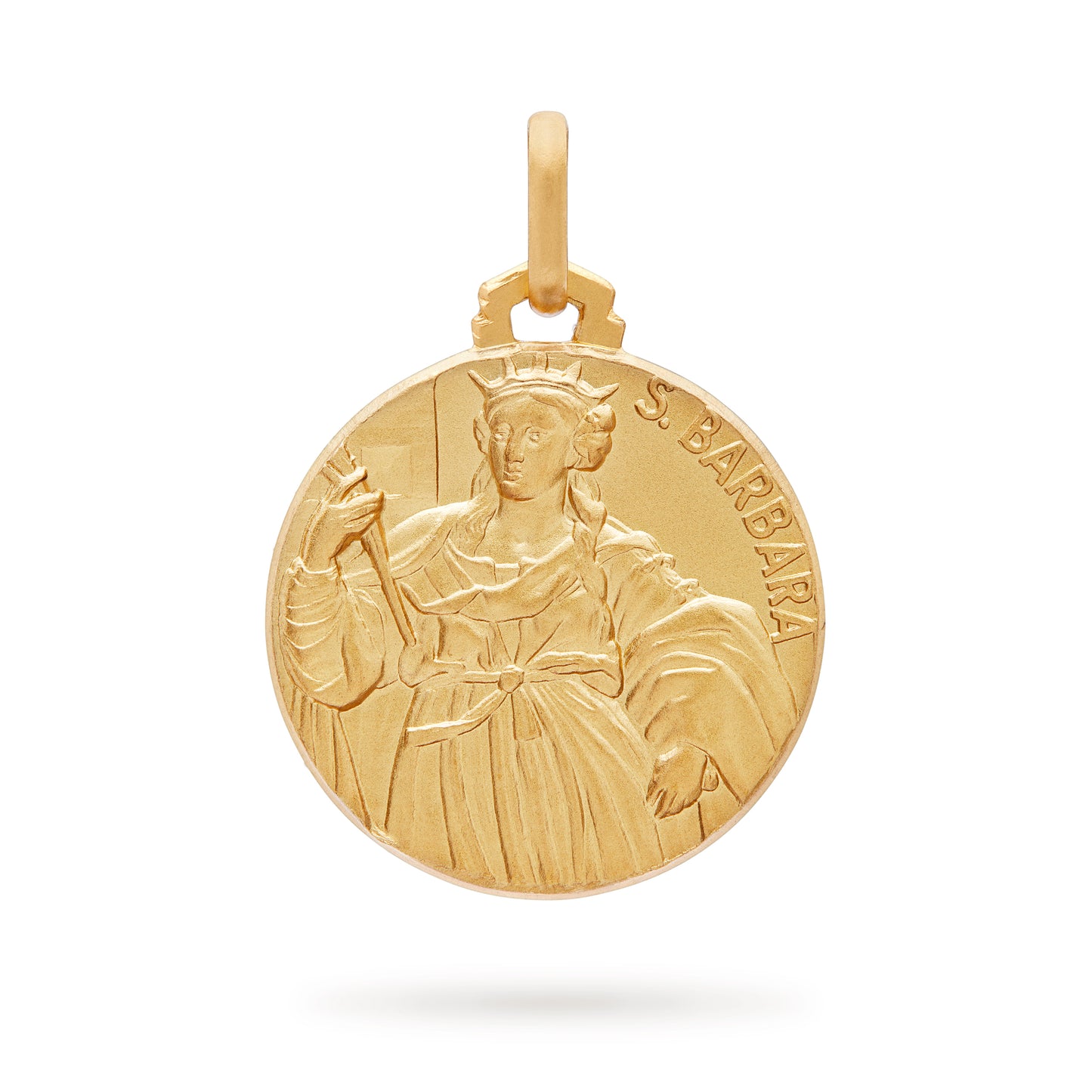 MEDALLA DE ORO AMARILLO DE SANTA BÁRBARA