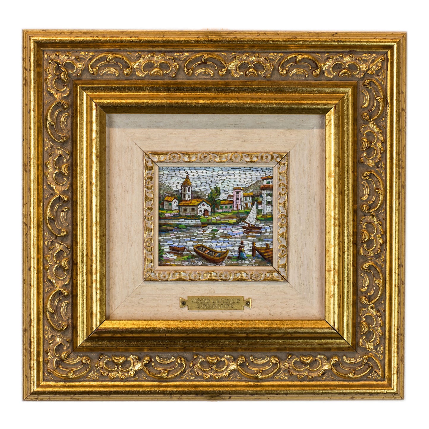 Mosaic House with Boat