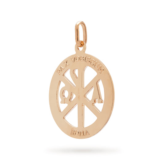 PEACE CROSS IN YELLOW GOLD