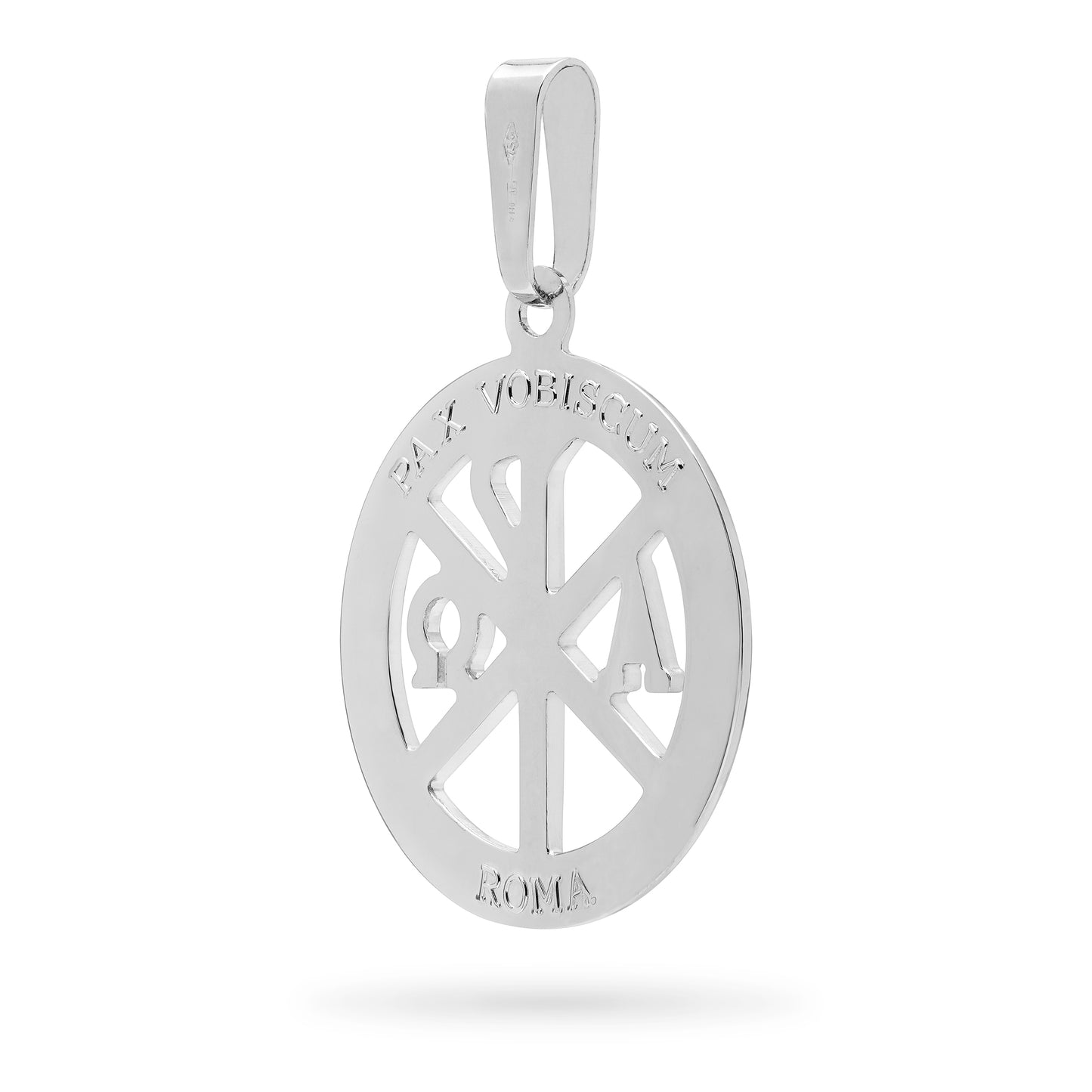 CRUZ DE LA PAZ EN ORO BLANCO