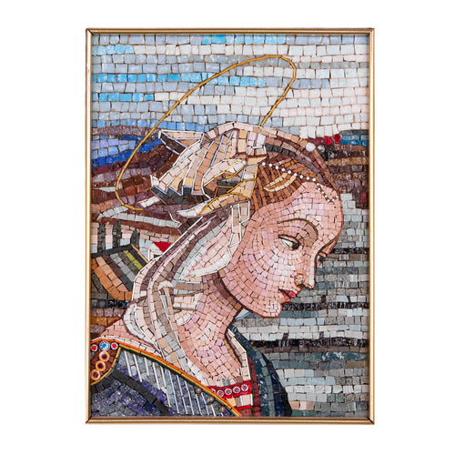 Mosaic Inspired by Fra Filippo Lippi’s Madonna and Child with Two Angels
