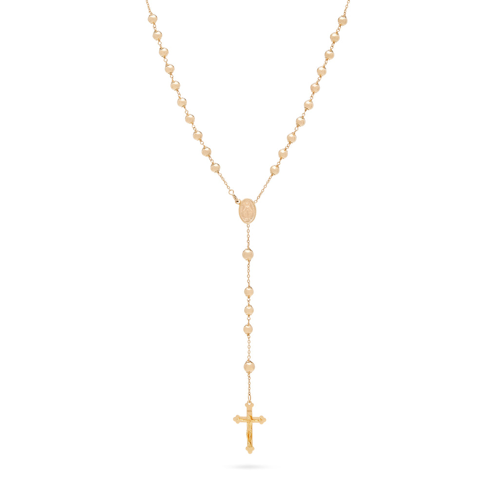 ROSARIO VIRGEN MILAGROSA ORO AMARILLO