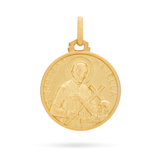 Medalla San Gerardo della Majella en Oro Amarillo 18kt