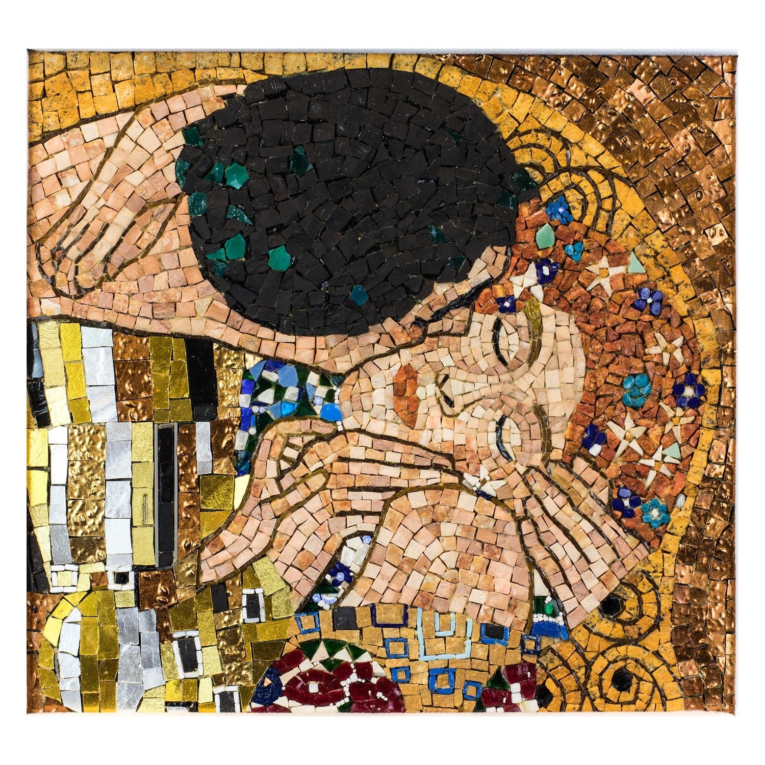 Mosaico Dettaglio del Bacio di Klimt