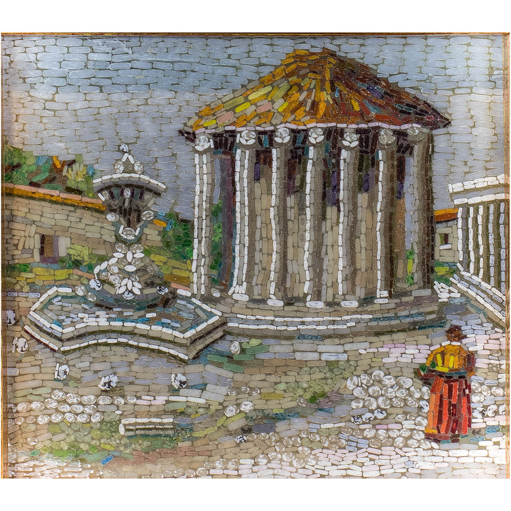 Mosaico Castel Sant'Angelo ed il Tempio di Vesta