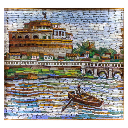 Mosaic Castel Sant'Angelo and the Temple of Vesta