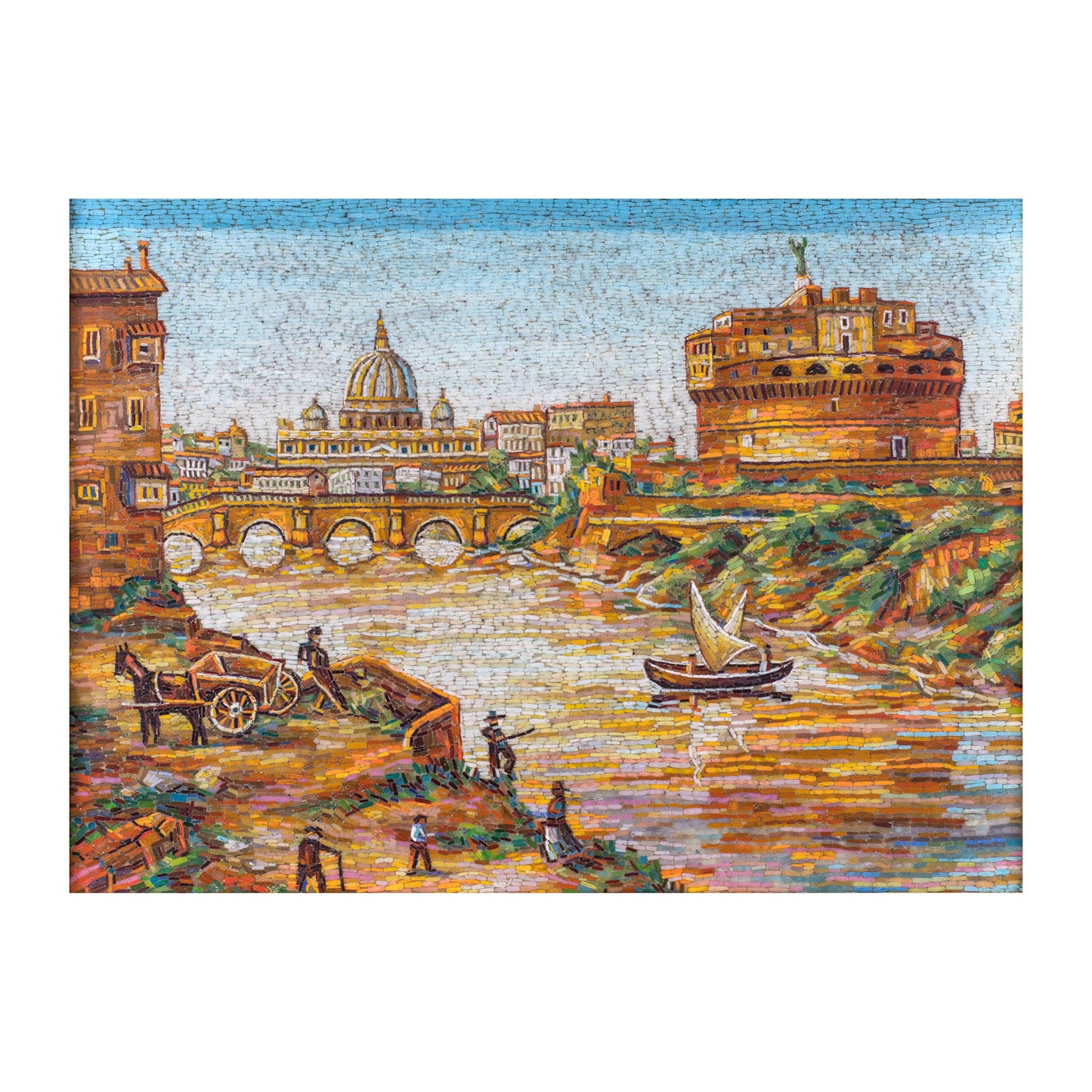Mosaico Bastioni di Castel Sant'Angelo e San Pietro