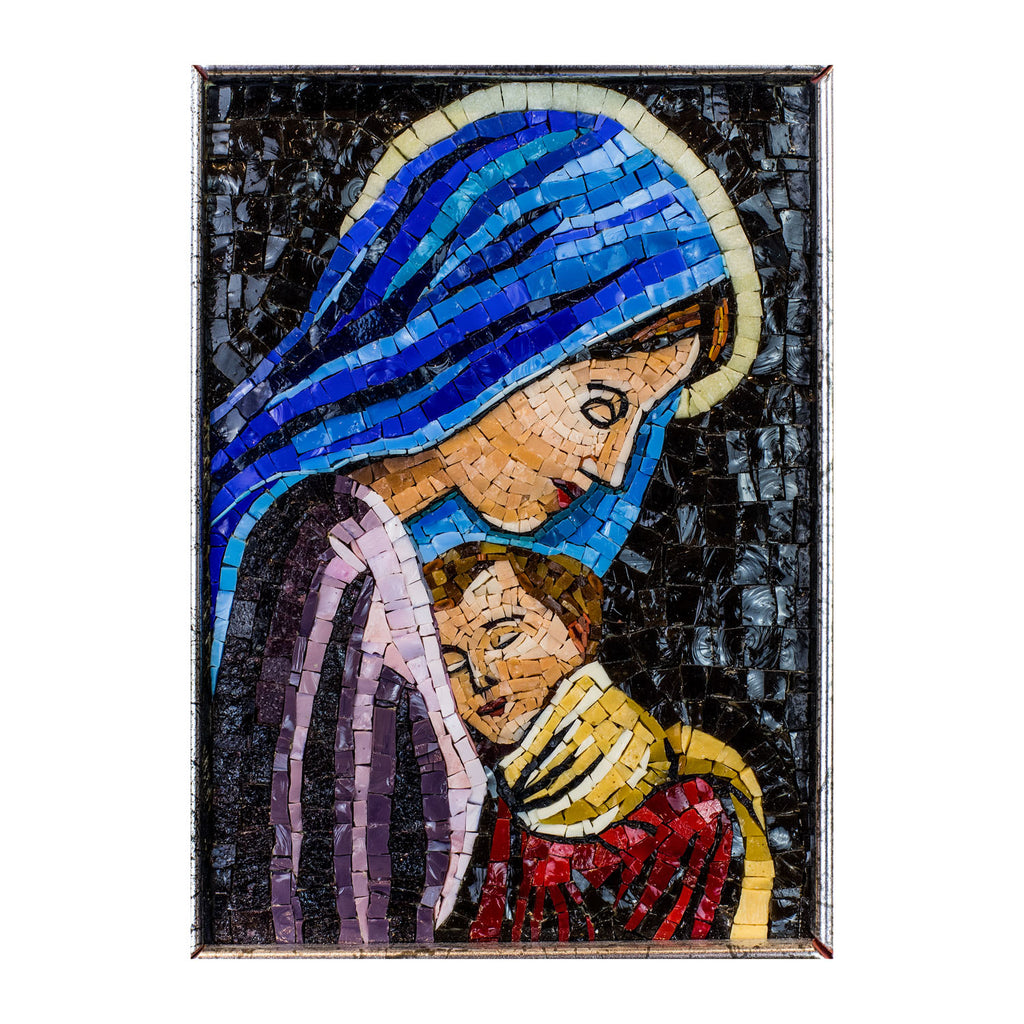 Mosaico Virgen con Niño