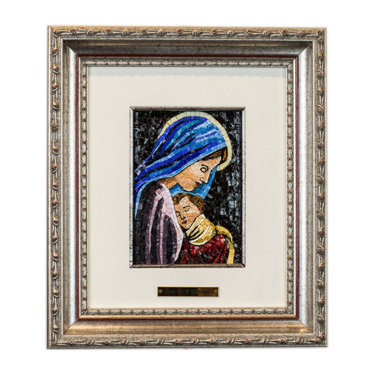 Mosaic Madonna with Child