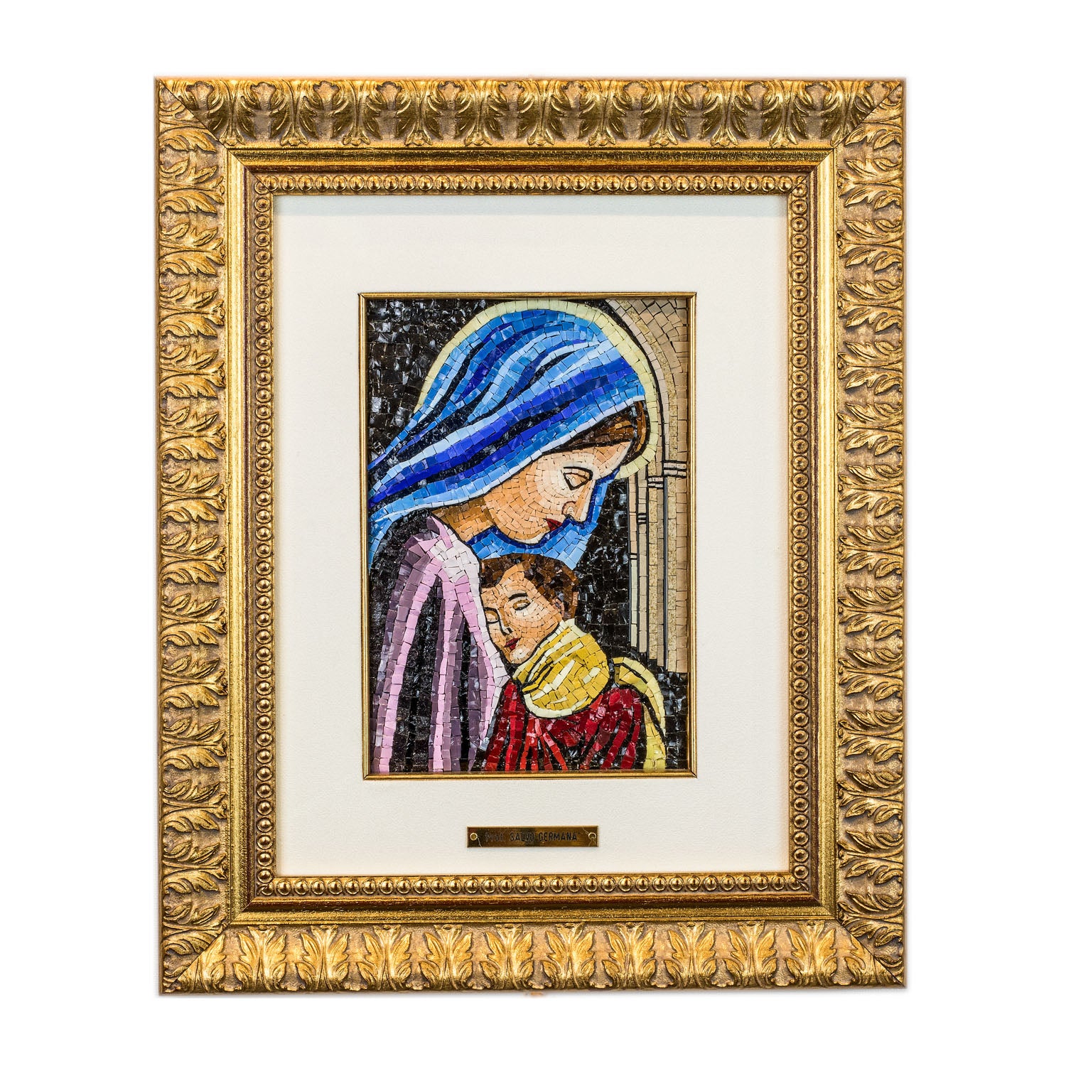 Mosaico Virgen con Niño