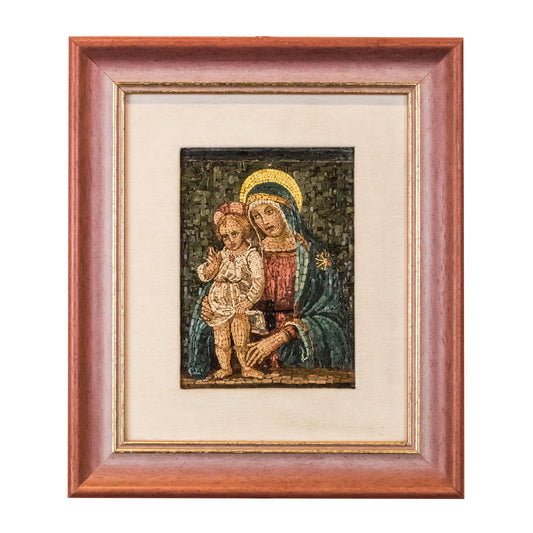 Mosaico Vergine con Bambinello di Pinturicchio