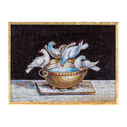 Mosaico de Le Colombe de Plinio