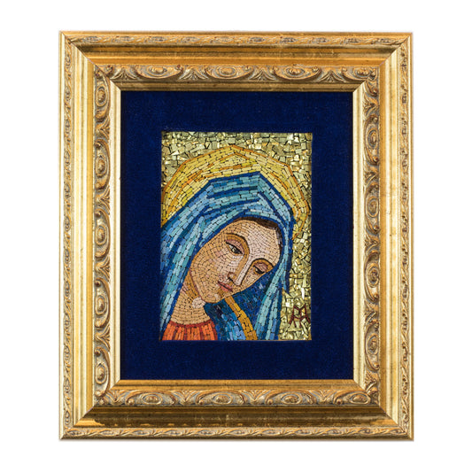 Mosaico de la Virgen María
